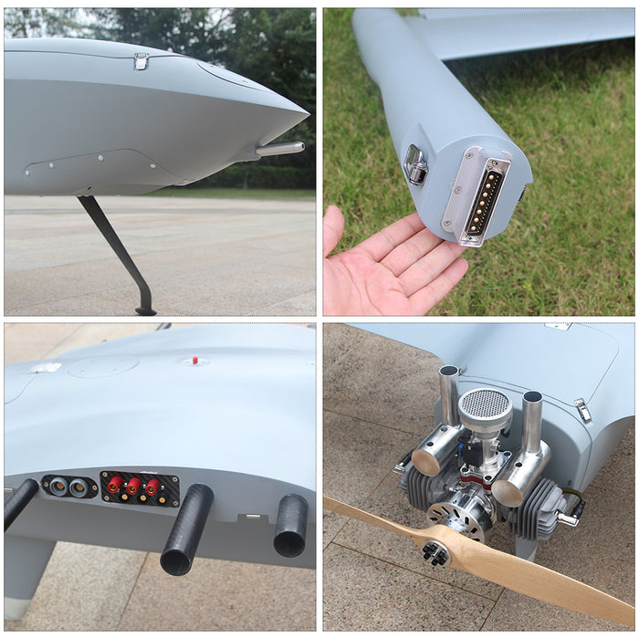 Sky Whale Max Hybrid Heavy Lift Long Endurance VTOL Fixed Wing UAV