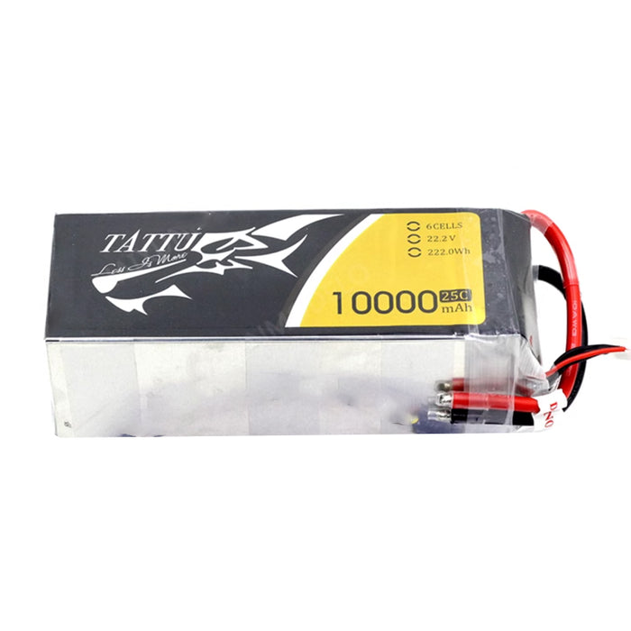 Gens Tattu 10000mAh 6S 25C 22.2V Lipo Battery Pack With AS150 Plug