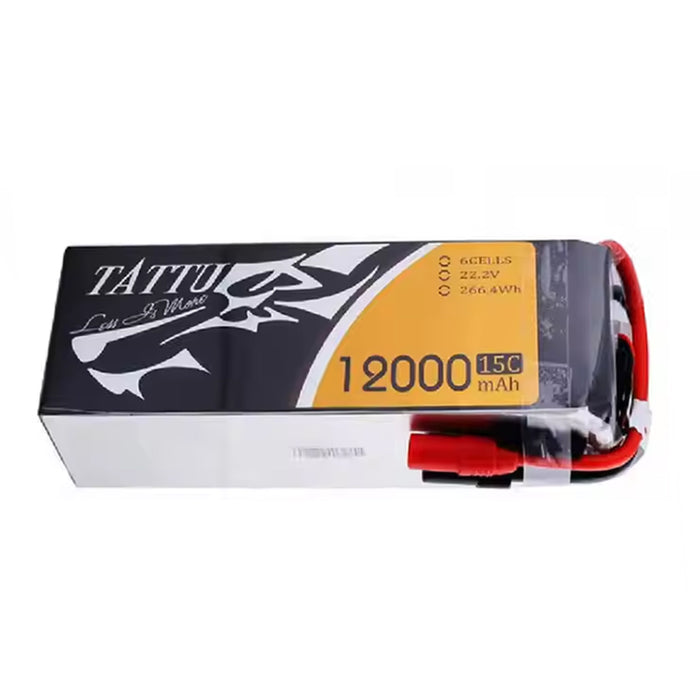 Gens Tattu 12000mAh 6S1P 15C Lipo Battery Pack With AS150 +XT150 Plug