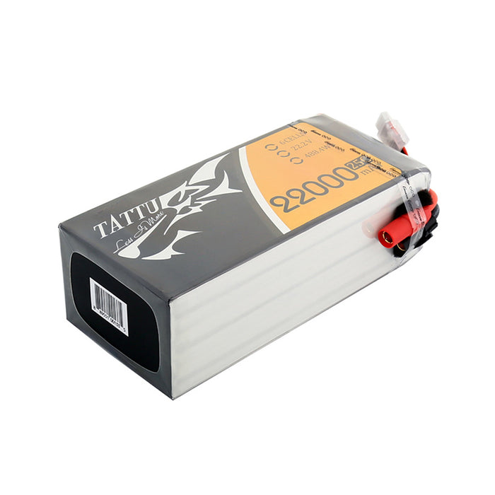 Gens Tattu 22000mAh 6S 25C 22.2V Lipo Battery Pack with AS150+XT150 Plug