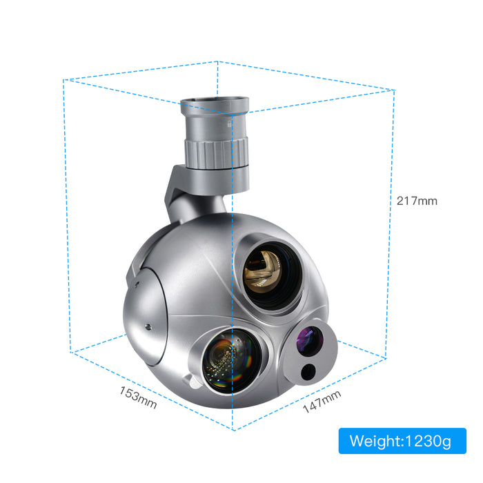 Storm Eye-30IE-M 3KM Laser Rangefinder EO/IR Camera With AI Auto-Identify And Target Tracking