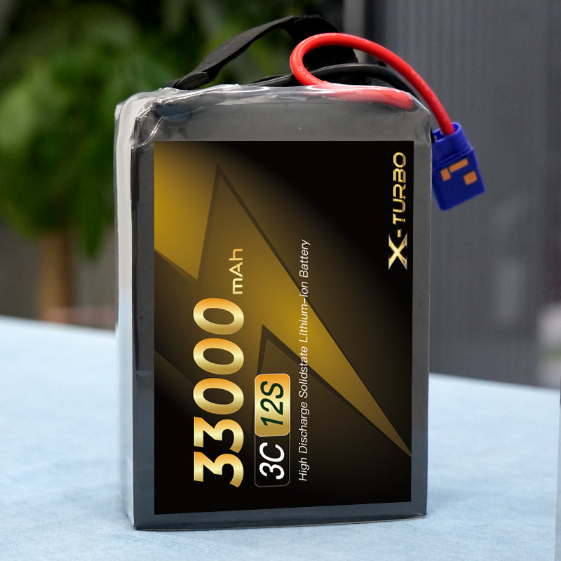XTurbo 12S 33000mAh Solid State Li-ion Battery For Drone