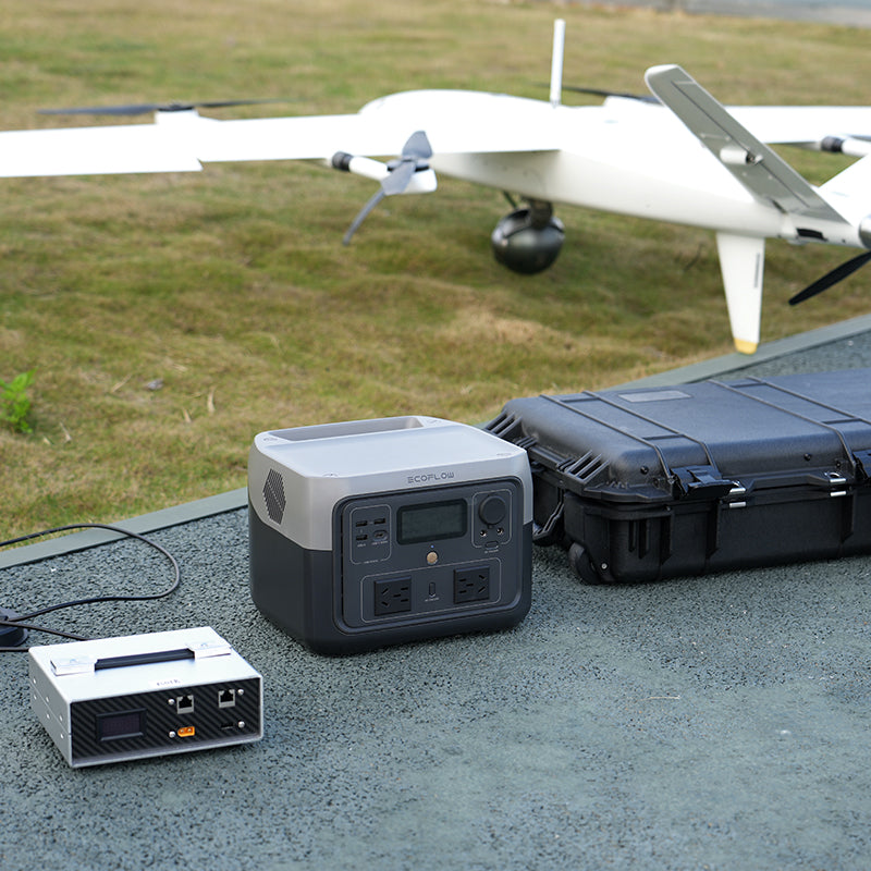EcoFlow RIVER 2 Max 512Wh Portable Power Station for Drone Systems